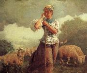 Winslow Homer Shepherdess oil painting artist